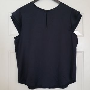 Ann Taylor Navy Blouse